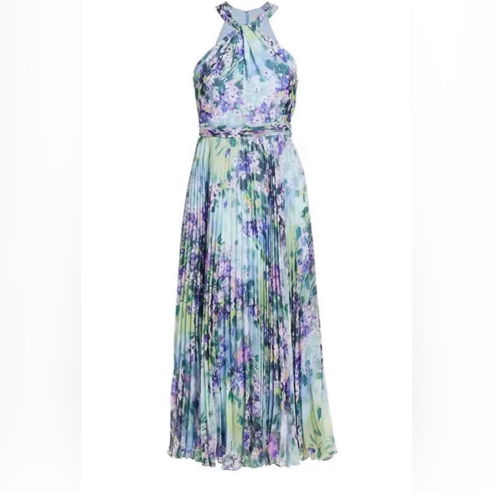Monique Lhuillier Printed Cocktail Dress